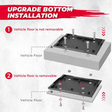 Kemimoto UTV Shotgun Holder Floor Vertical Mount Holder