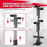 Kemimoto UTV Shotgun Holder Floor Vertical Mount Holder