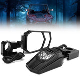 Kemimoto UTV Side Mirrors with light fit 1.5" - 2" Roll Bar