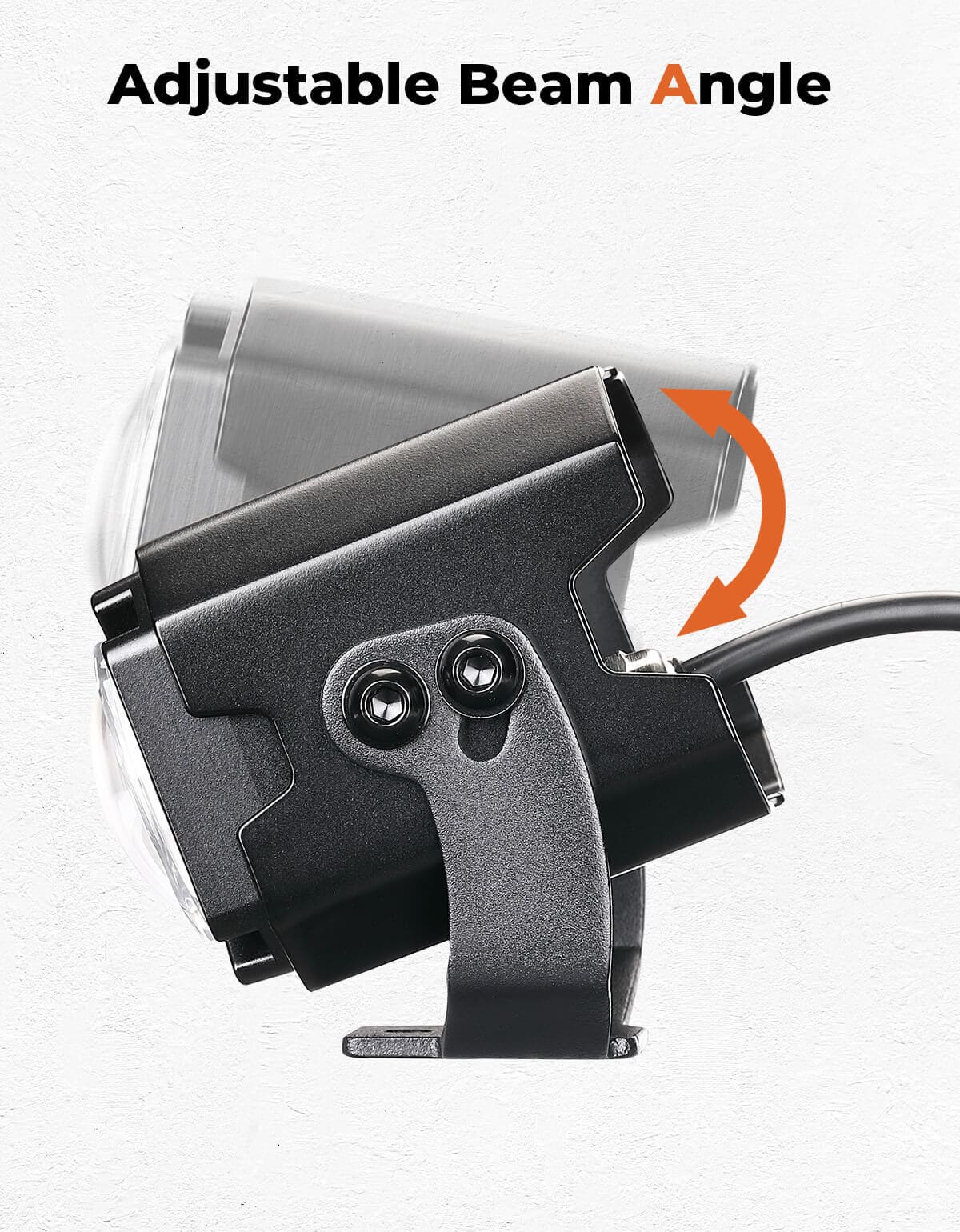 Kemimoto UTV Spot Beam Pod Lights w/ 1.5''-2'' Tube Clamp Kit