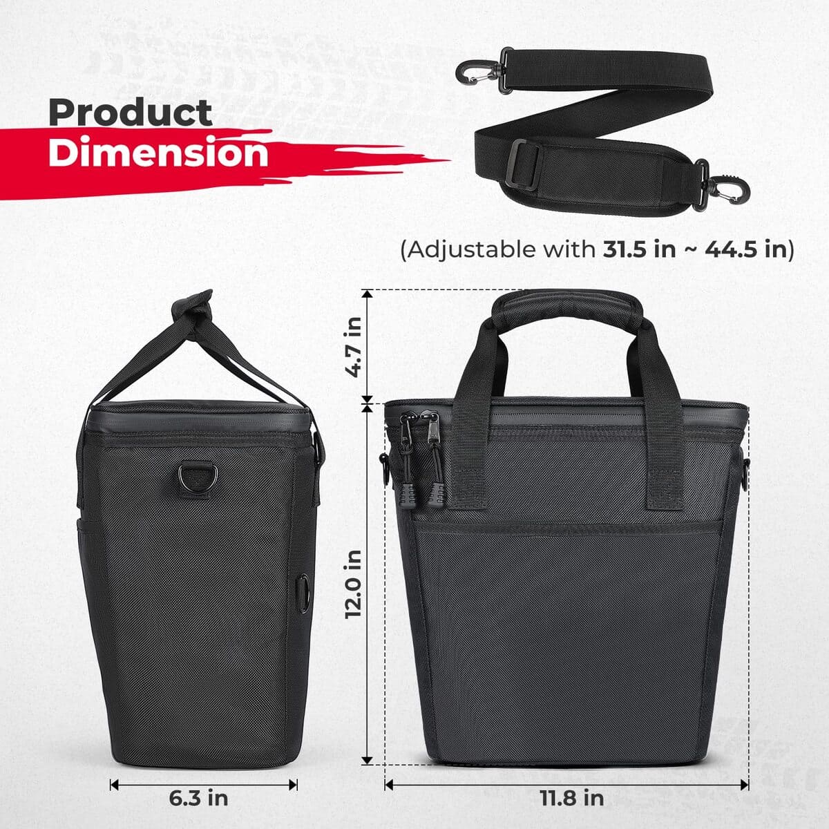 Kemimoto UTV Universial Ice Cooler Bag