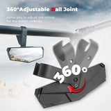 Kemimoto UTV Upgraded 1.75"-2" Crossbar Convex Mirror