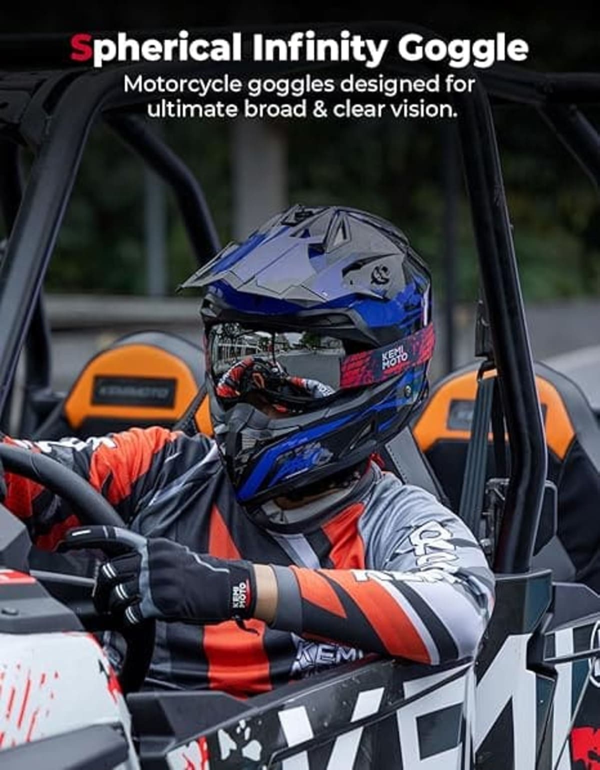 Kemimoto UV Protection Clear Vision Goggles