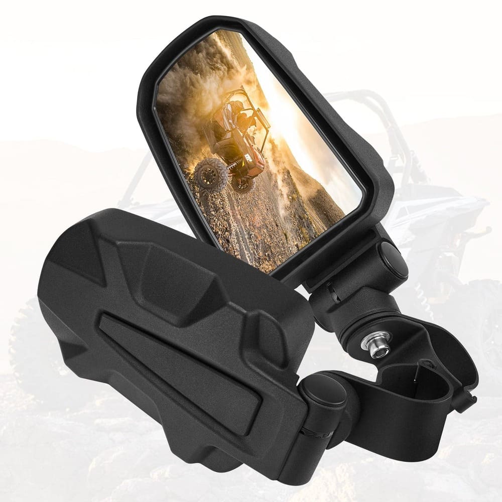 Kemimoto Yamaha Rhino 1.75" Roll Cage Adjustable Side View Convex Mirror