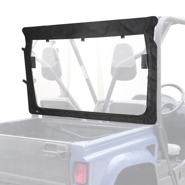Kemimoto Yamaha Rhino Rear Windshield with Zipper Back