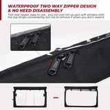 Kemimoto Yamaha Rhino Rear Windshield with Zipper Back