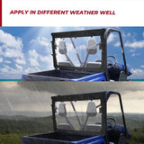 Kemimoto Yamaha Rhino Rear Windshield with Zipper Back