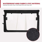 Kemimoto Yamaha Rhino Rear Windshield with Zipper Back