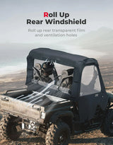 Kemimoto Yamaha Rhino UTV Cab Enclosure Heavy-Duty 900D w/ Half Doors