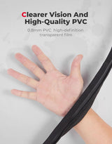 Kemimoto Yamaha Rhino UTV Cab Enclosure Heavy-Duty 900D w/ Half Doors