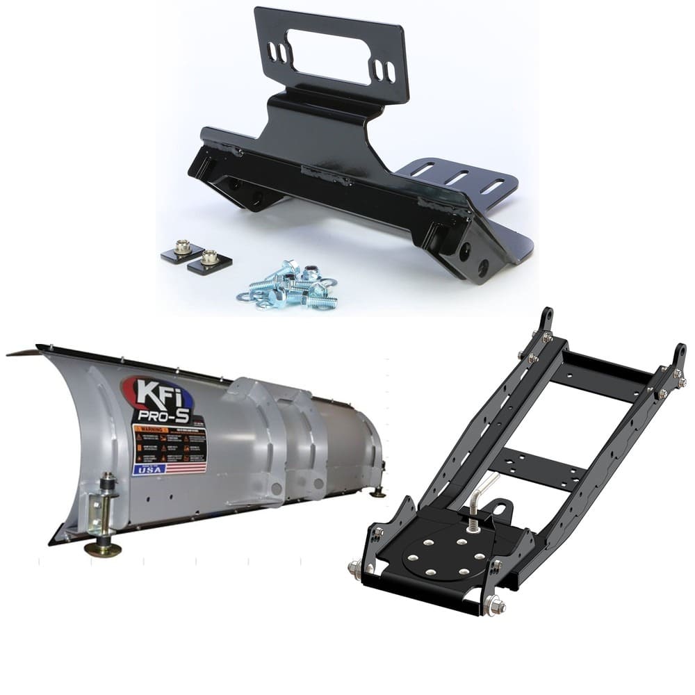 KFI '08-'22 Polaris RZR UTV Snow Plow Kit - 106300