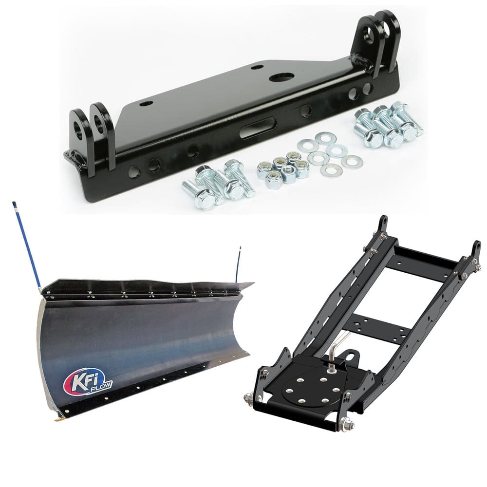 KFI '09-'25 Kawasaki Mule 4010/4000 KAF620 4x4 UTV Snow Plow Kit With Mount