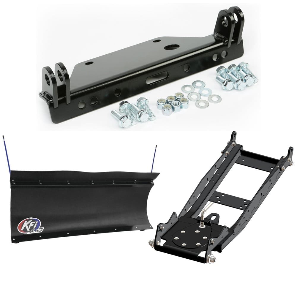 KFI '09-'25 Kawasaki Mule 4010/4000 KAF620 4x4 UTV Snow Plow Kit With Mount