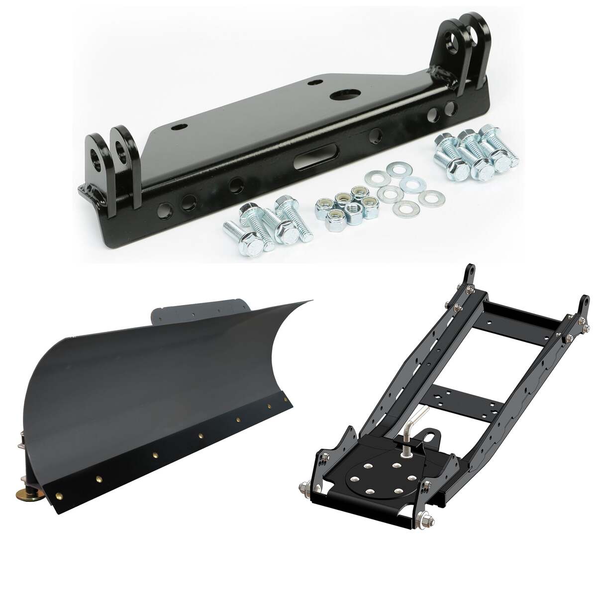 KFI '09-'25 Kawasaki Mule UTV Snow Plow Kit w/ Glacier Adapter - 105365