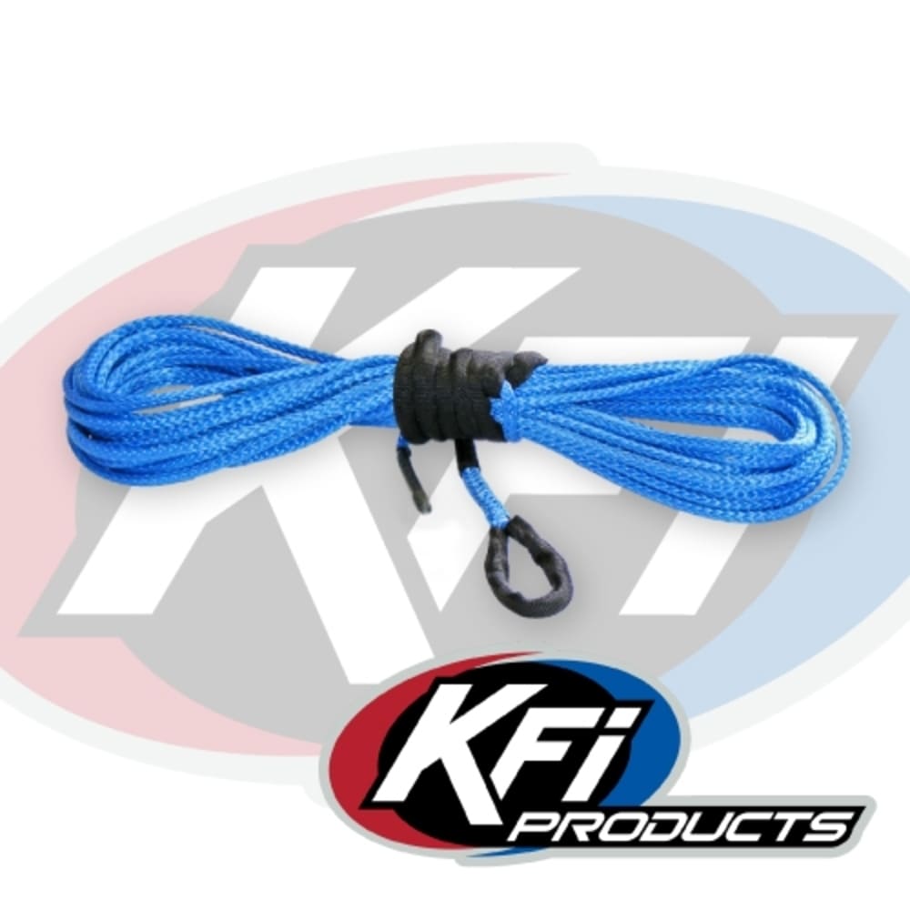 KFI 1/4" Synthetic 50' UTV Blue Winch Cable