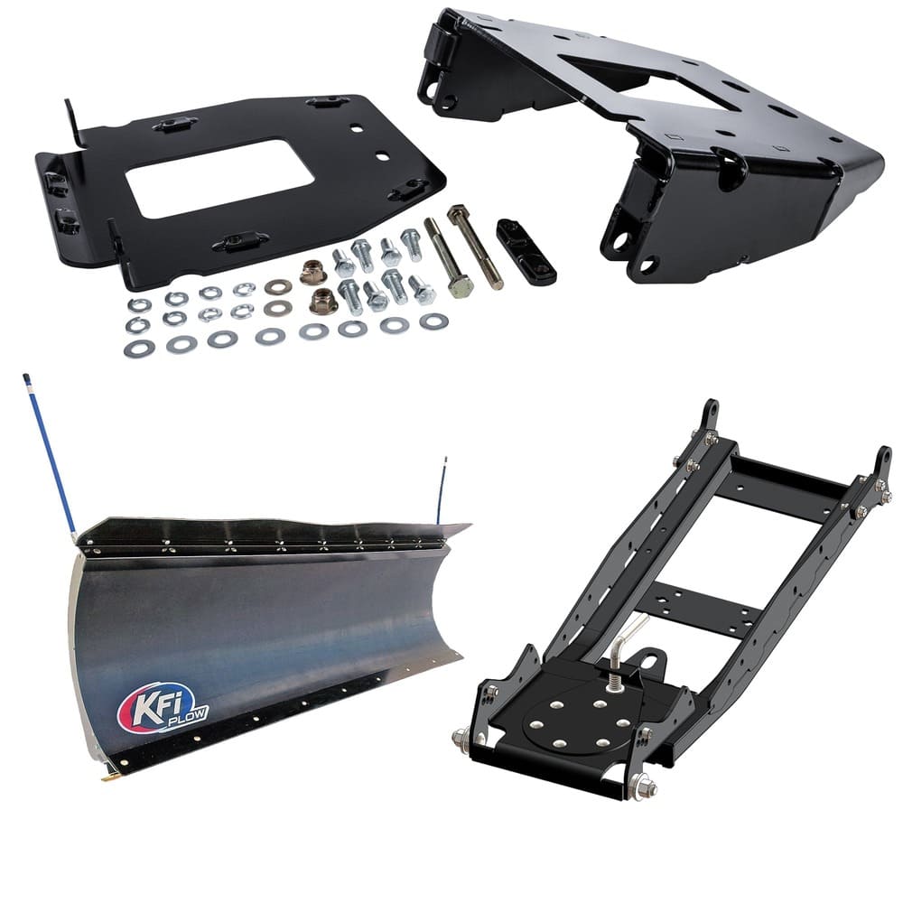 KFI '14-'22 Polaris RZR XP 1000/Turbo UTV Snow Plow Kit - 105870