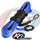 KFI 15/64 x 50' Blue Synthetic Winch Extension Rope