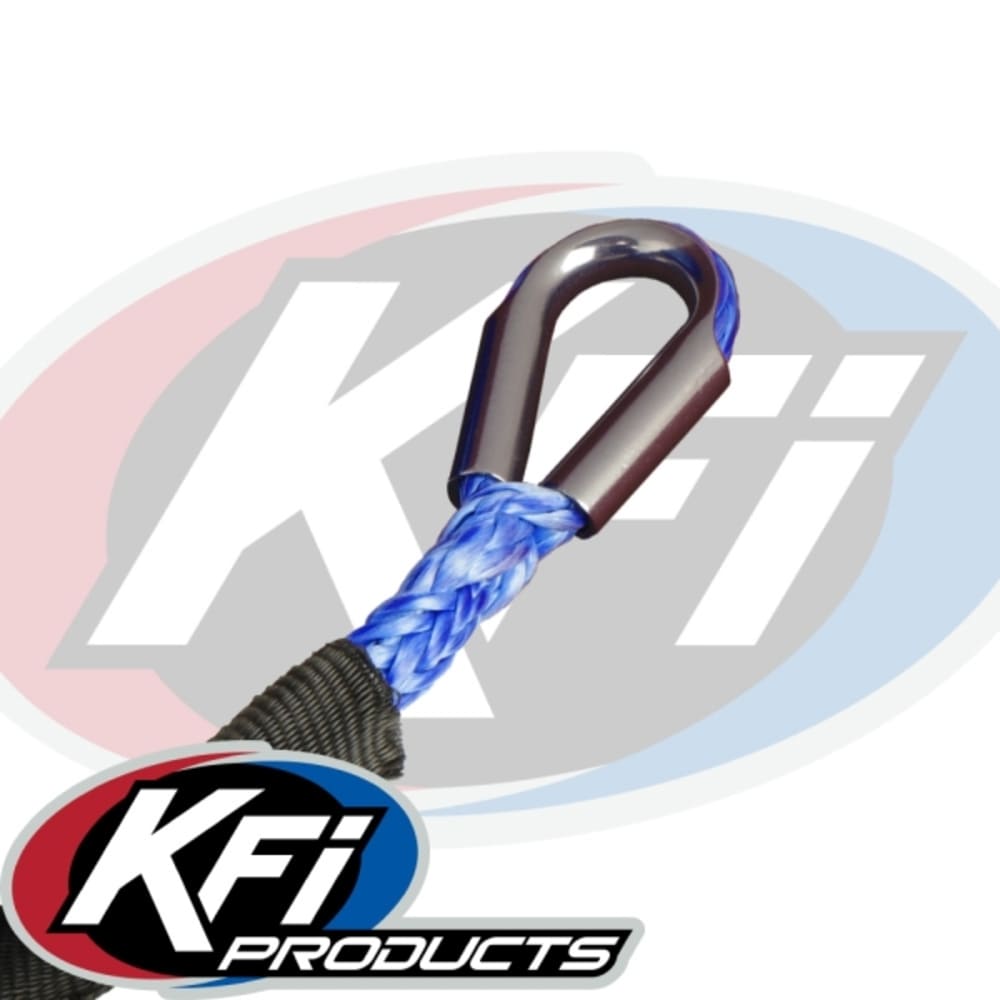 KFI 15/64 x 50' Blue Synthetic Winch Extension Rope