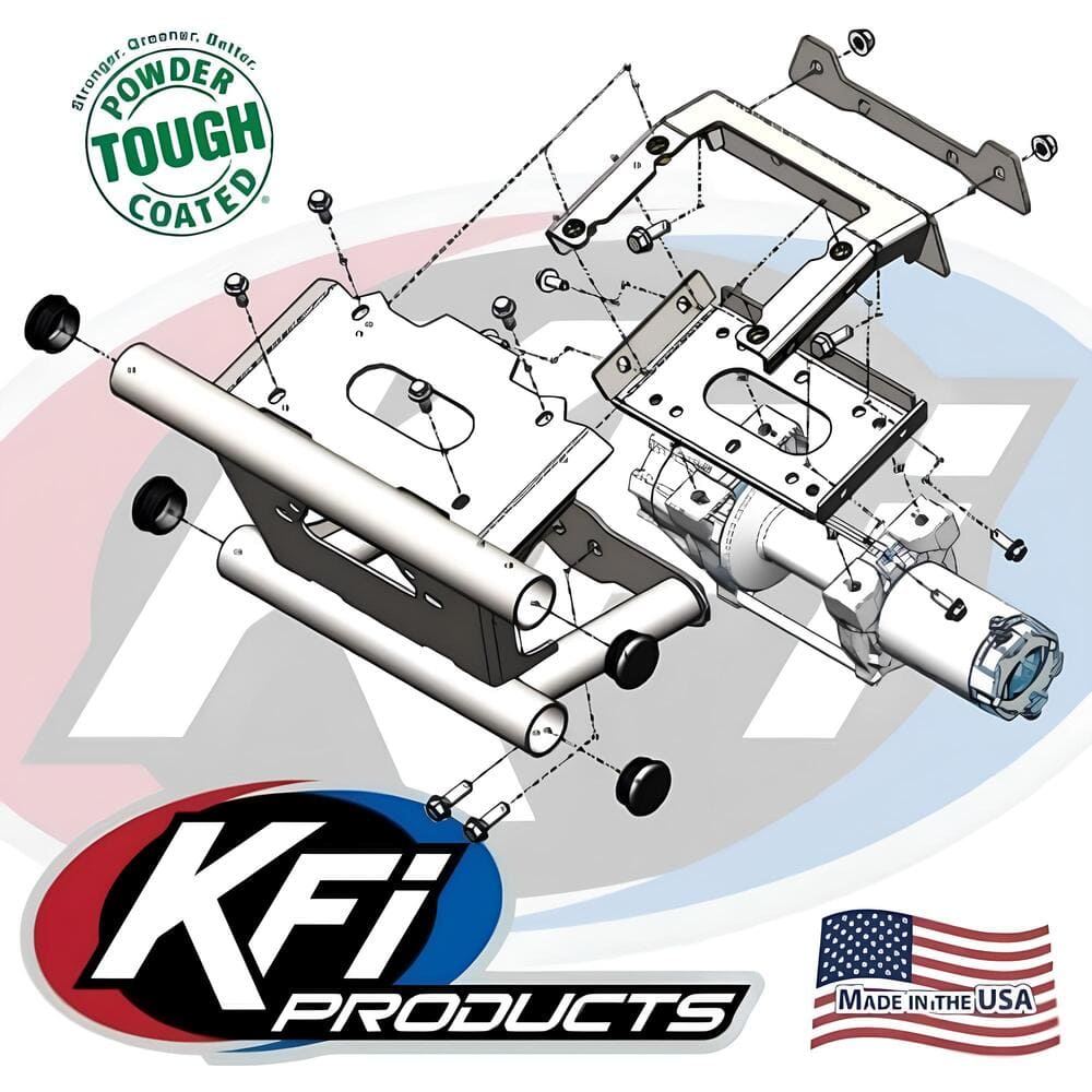 KFI  '18-'21 Polaris RZR RS1 Winch Mount