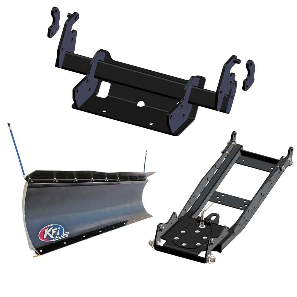 KFI '18-'26 Polaris Ranger UTV Snow Plow Kit w/ Glacier Mount