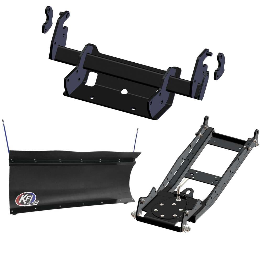 KFI '18-'26 Polaris Ranger UTV Snow Plow Kit w/ Glacier Mount