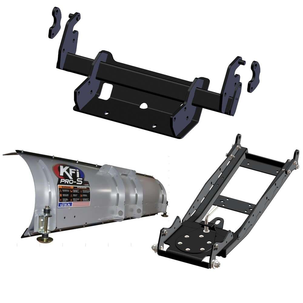 KFI '18-'26 Polaris Ranger UTV Snow Plow Kit w/ Glacier Mount