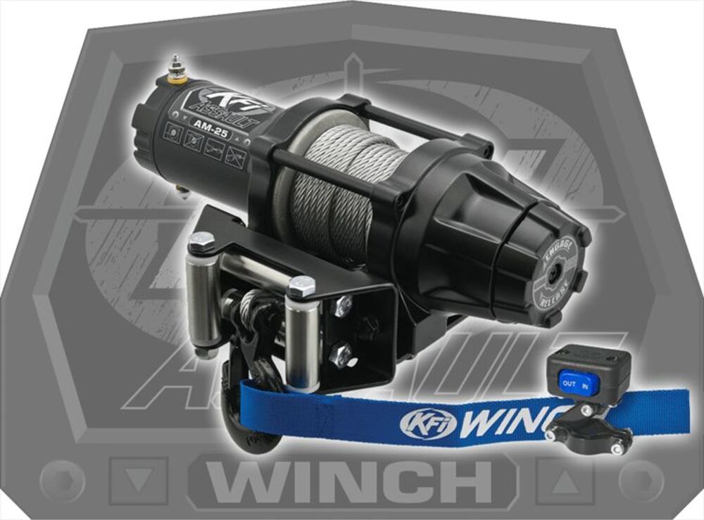 KFI 3/16"x 45.9" Cable 2500 lbs Assault Winch