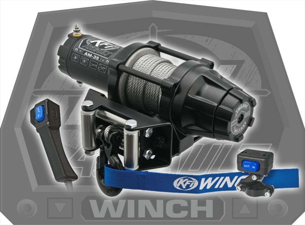 KFI 3/16"x 45.9" Cable 3500 lbs Assault Winch