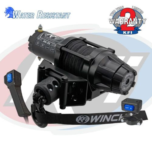 KFI 50' Synthetic Cable 3500 lbs Assault Winch