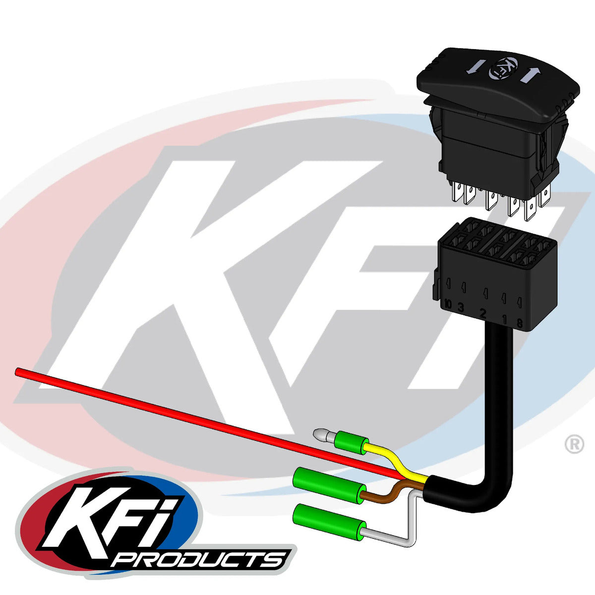 KFI Actuator Backlit Dash Rocker Switch