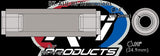 KFI Aluminum Horizontal Roller Fairlead Replacement - Standard Width