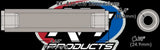 KFI Aluminum Horizontal Roller Fairlead Replacement - Wide Width
