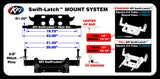 KFI Can-Am Defender HD11 Swift-Latch Plow Mount