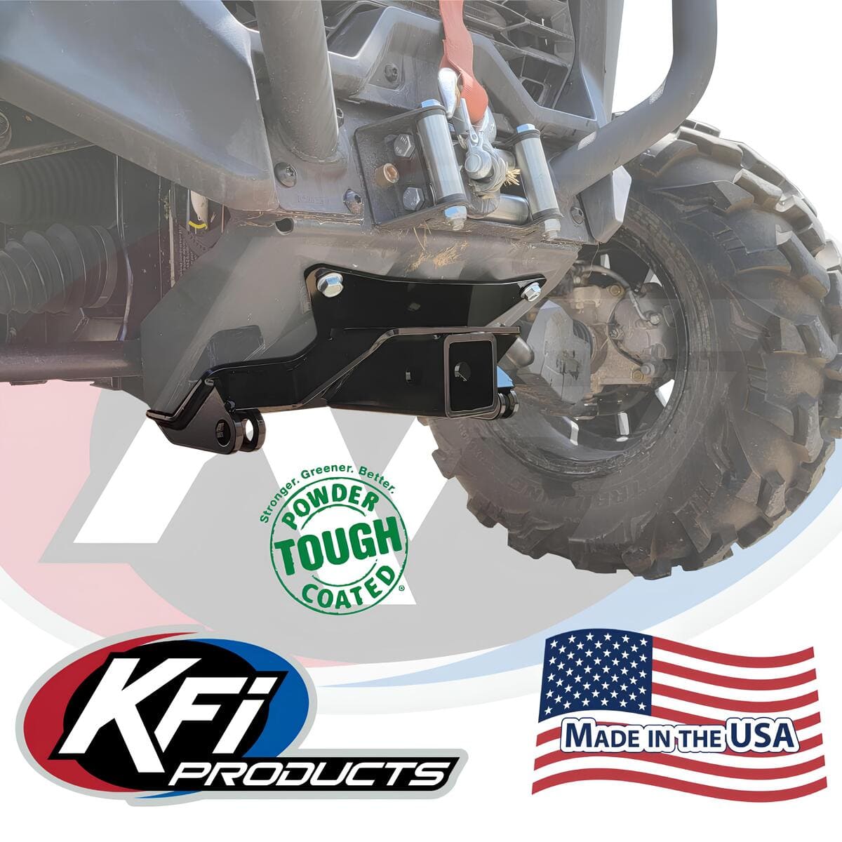 KFi Can-Am Maverick Trail UTV Plow Mount & Reciver