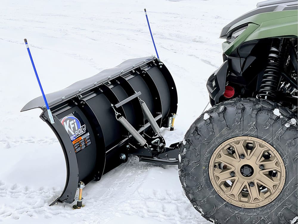 KFI Kawasaki Complete Snow Plow & Winch Combo