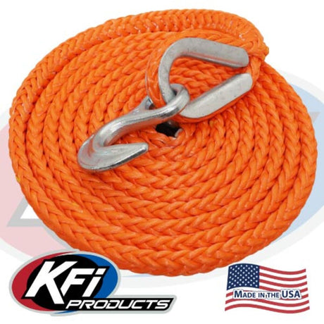 KFI UTV Tiger Tail 12' Rope - Orange