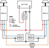 KFI White LED Strobe Light