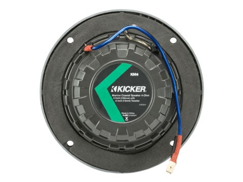 Kicker KM 4" 2Ω Coaxial Speakers