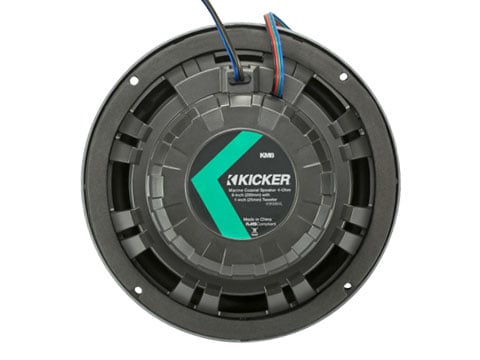 Kicker KM 8" 4Ω LED Coaxial Speakers