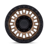 KMC Aztec UTV Beadlock Wheels - Matte Bronze w/ Matte Black RG