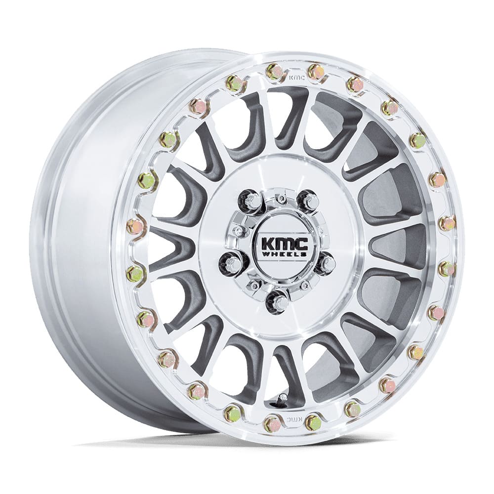 KMC Impact UTV Beadlock Wheels - Machined