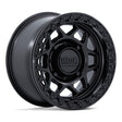 KMC Impact UTV Beadlock Wheels - Matte Black W/ Gloss Black RG