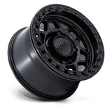 KMC Impact UTV Beadlock Wheels - Matte Black W/ Gloss Black RG