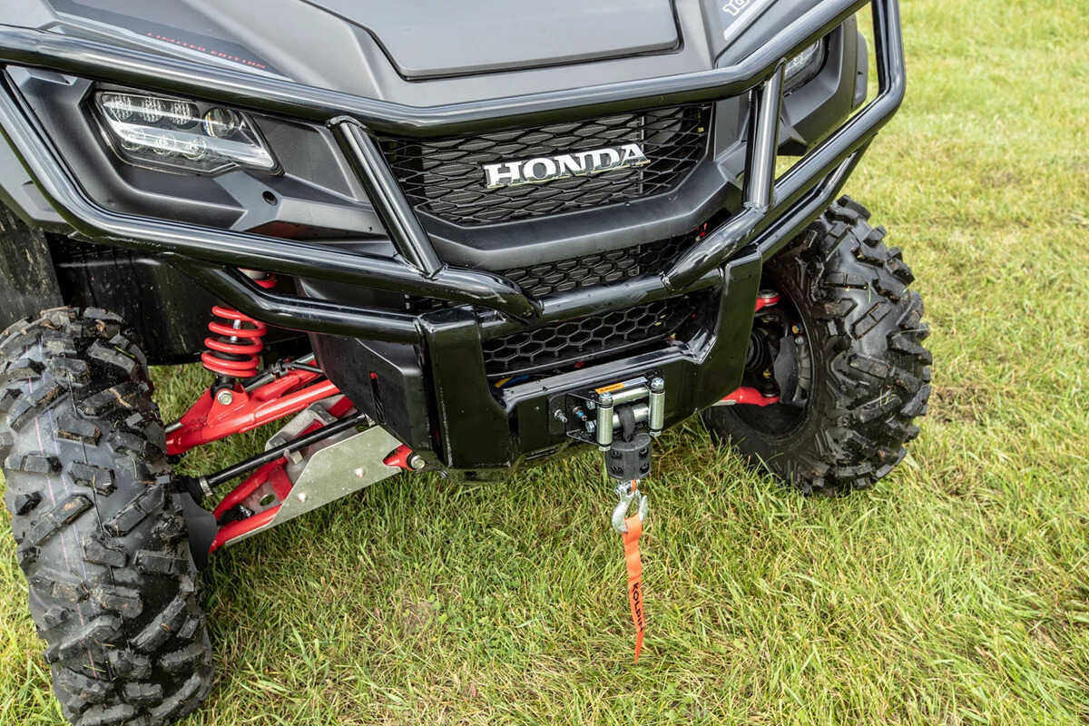 Kolpin Honda Pioneer 1000 Quick Mount Winch 4500 lb Synthetic Rope