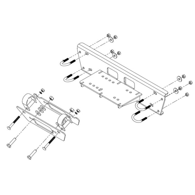 Kolpin Winch '09-'13 Honda Big Red MUV Winch Mount Kit