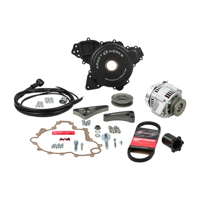 Alternatorul R KraftWerks '22-'24 Polaris RZR Turbo R 60Amp Pro-Race Alternator Kit