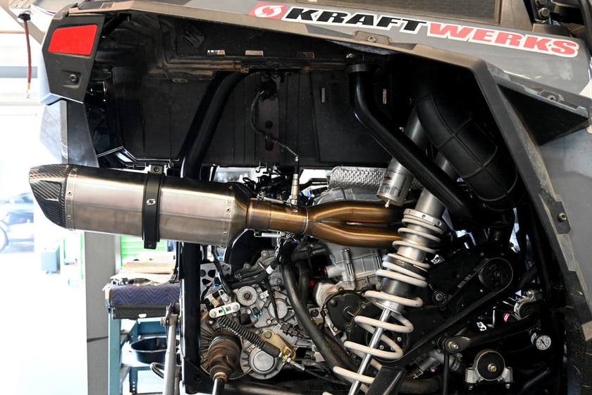 KraftWerks Polaris RZR XP 1000 Extreme RR Exhaust