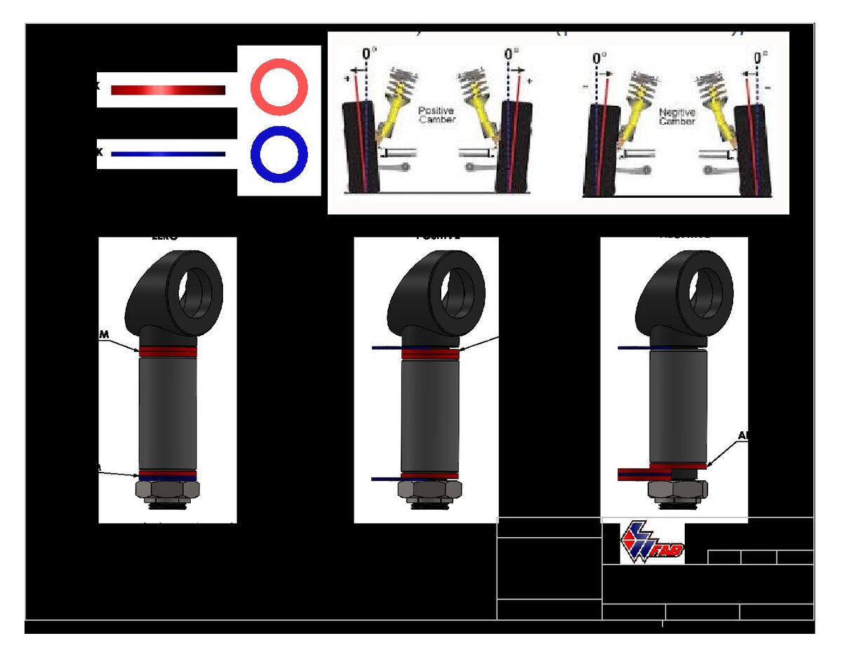 L&W Fab 1.5" Offset Rear Ranger A-Arms with Adjustable Uppers