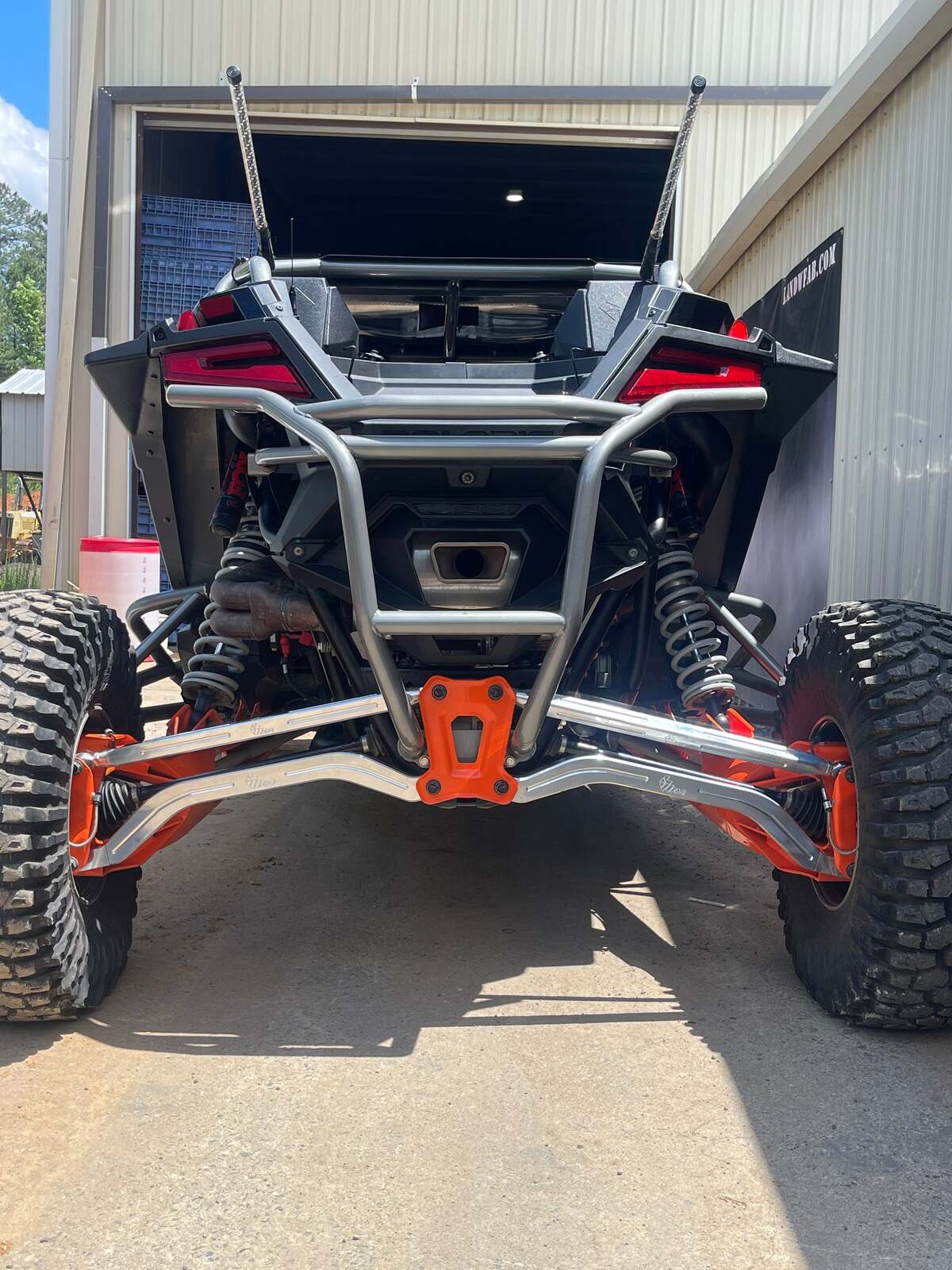 L&W Fab Polaris RZR Pro R - Rear Bumper