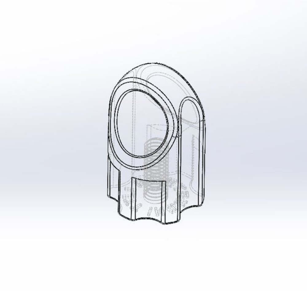 Litt Industries Stud Lock N Rides Billet Six Shooter Knob